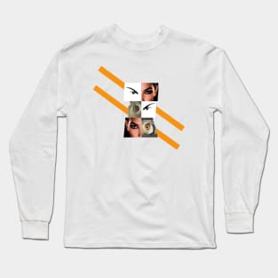 Line Collage Series no.2 Long Sleeve T-Shirt